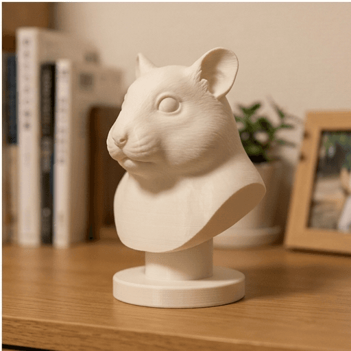 プディングハムスターのルネサンス肖像画胸像