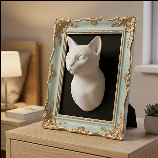 トンキニーズのルネサンス肖像画壁掛けレリーフ