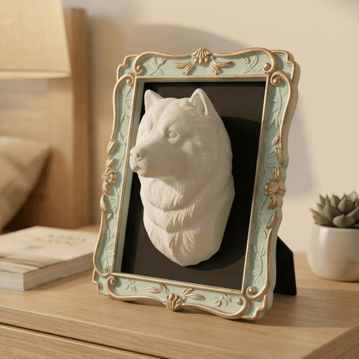 チャウチャウのルネサンス肖像画壁掛けレリーフ