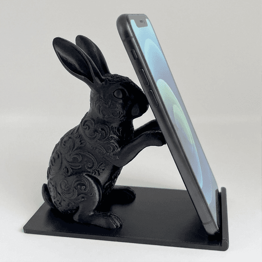 ブリタニアプチのルネサンス肖像画スマホスタンド(シルクブラック)