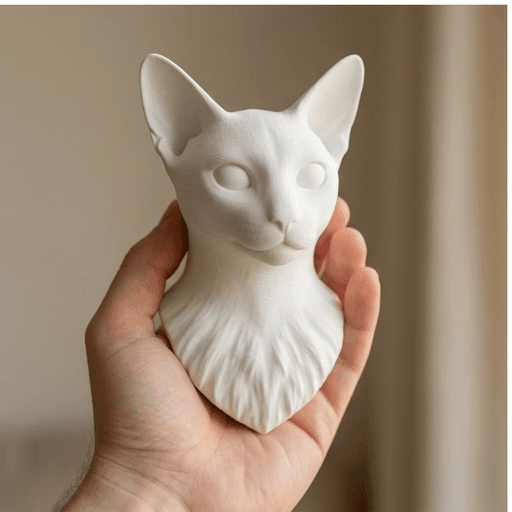 シャム猫のルネサンス肖像画壁掛けレリーフ 4