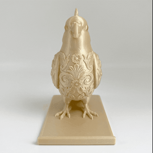 オカメインコのルネサンス肖像画スマホスタンド(シルクゴールド) 3