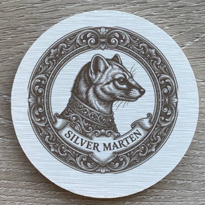 シルバーマーチンのルネサンス肖像画コースターセット 2