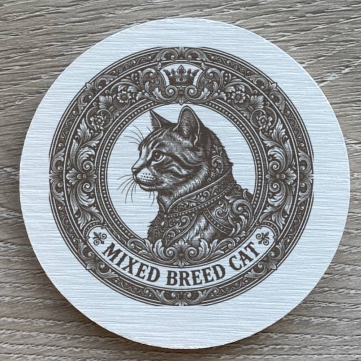 猫のルネサンス肖像画コースターセット 2