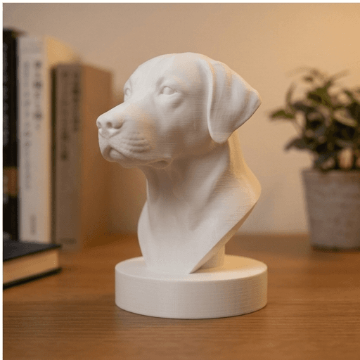 ラブラドールレトリバーのルネサンス肖像画胸像