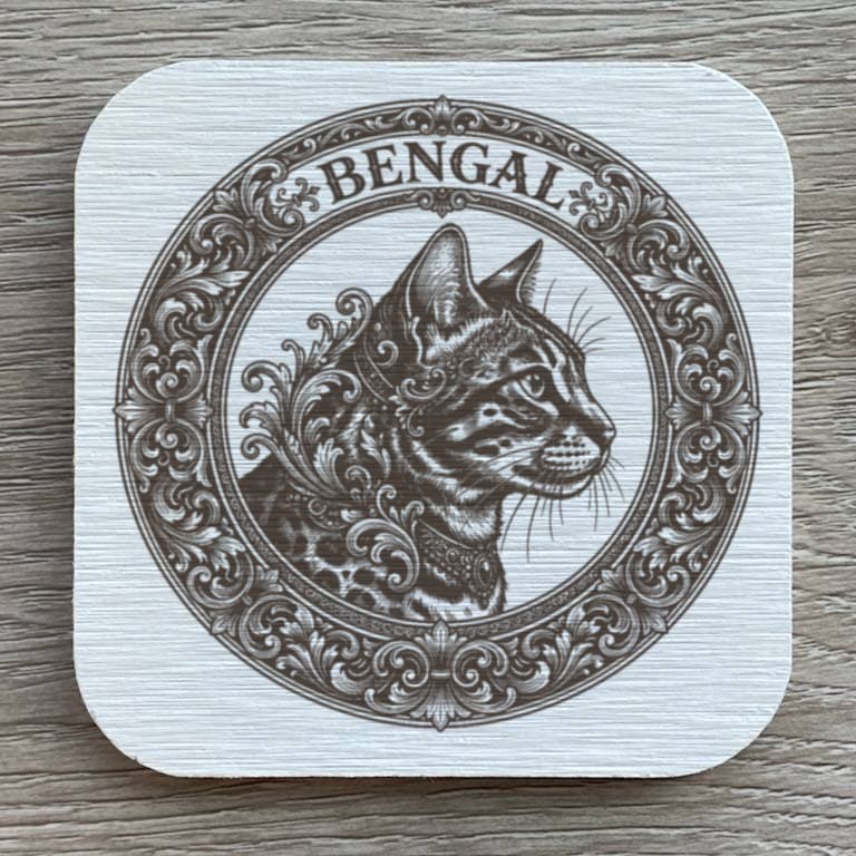 Bengal Renaissance Portrait Coaster Set