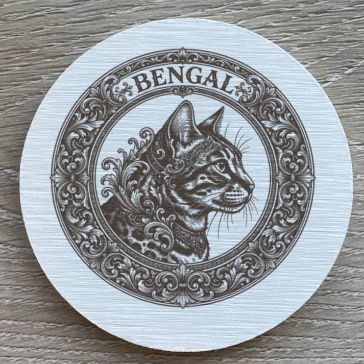 Bengal Renaissance Portrait Coaster Set 2