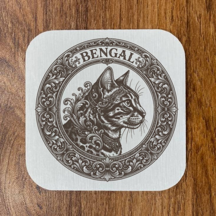 Bengal Renaissance Portrait Coaster Set 4