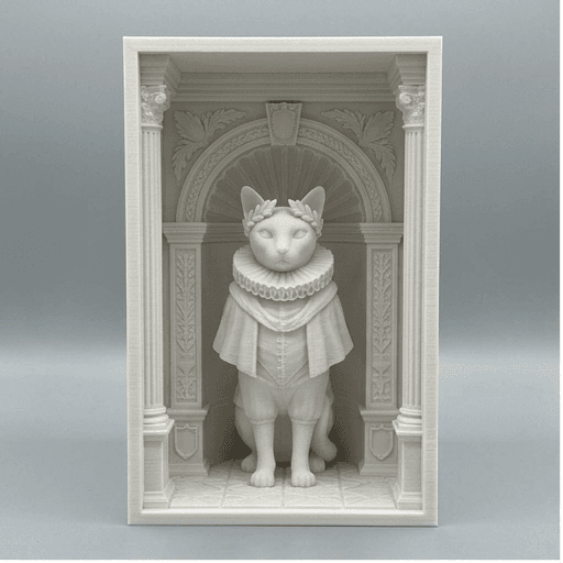 シャム猫のルネサンス肖像画ブックヌーク
