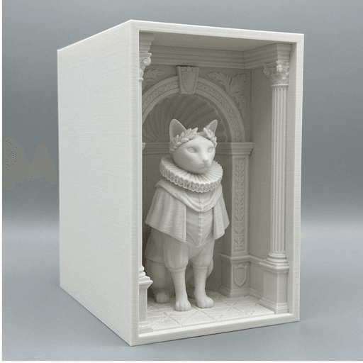 シャム猫のルネサンス肖像画ブックヌーク 2