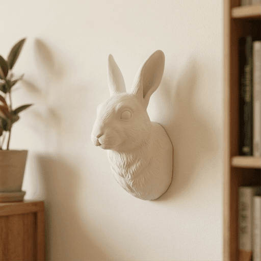 Dutch rabbit Renaissance Portrait Wall Relief 3