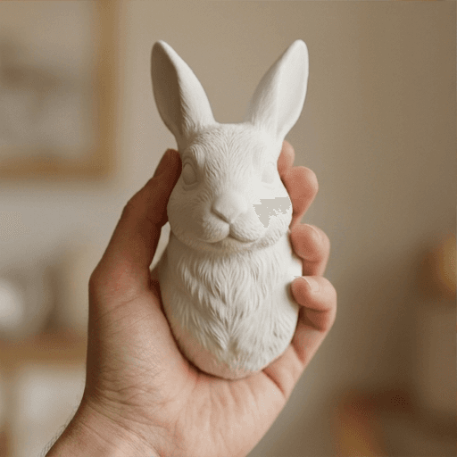 Dutch rabbit Renaissance Portrait Wall Relief 4