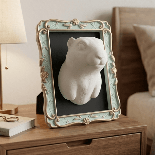 Richardson's ground squirrel Renaissance Portrait Wall Relief