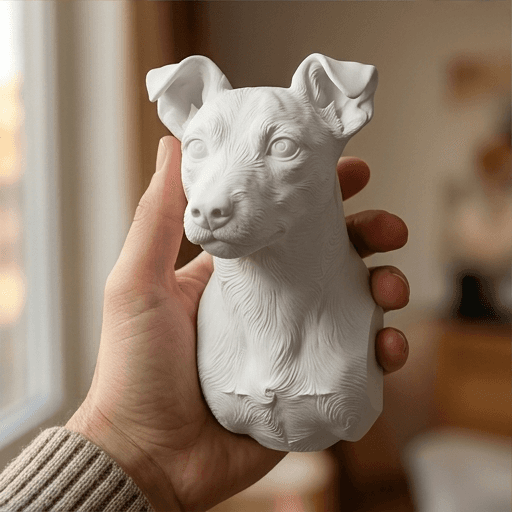 秋田犬のルネサンス肖像画壁掛けレリーフ 4