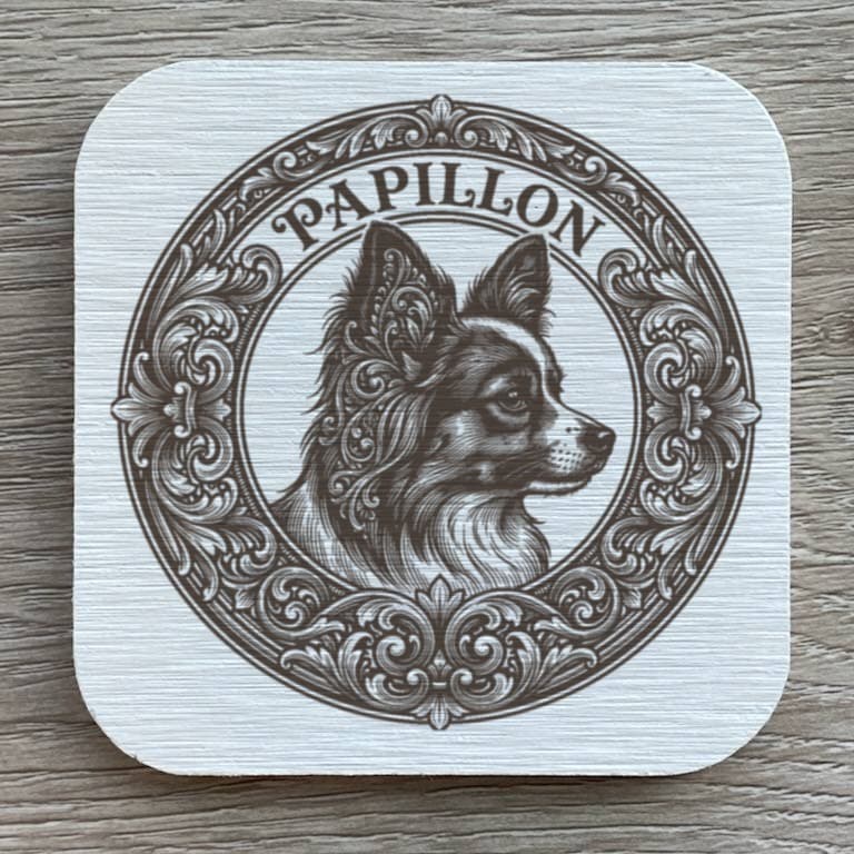 papillon Renaissance Portrait Coaster Set