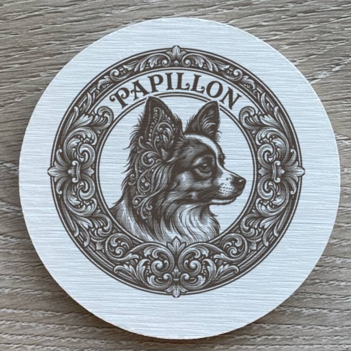 papillon Renaissance Portrait Coaster Set 2