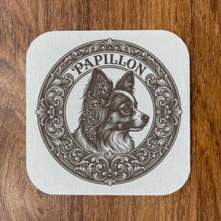 papillon Renaissance Portrait Coaster Set 4