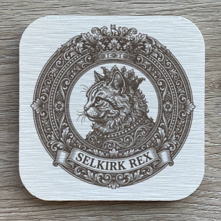 セルカークレックスのルネサンス肖像画コースターセット