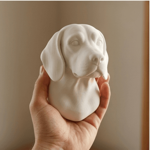 beagle Renaissance Portrait Wall Relief 4