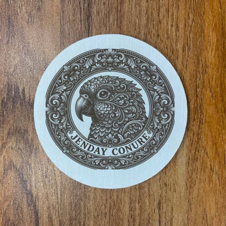 Jenday Conure Renaissance Portrait Coaster Set 3