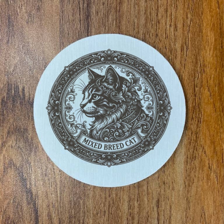猫のルネサンス肖像画コースターセット 3