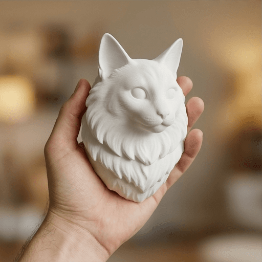 ノルウェージャンフォレストキャットのルネサンス肖像画壁掛けレリーフ 4