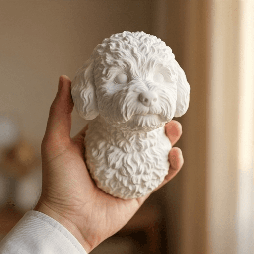 ビションフリーゼのルネサンス肖像画壁掛けレリーフ 4