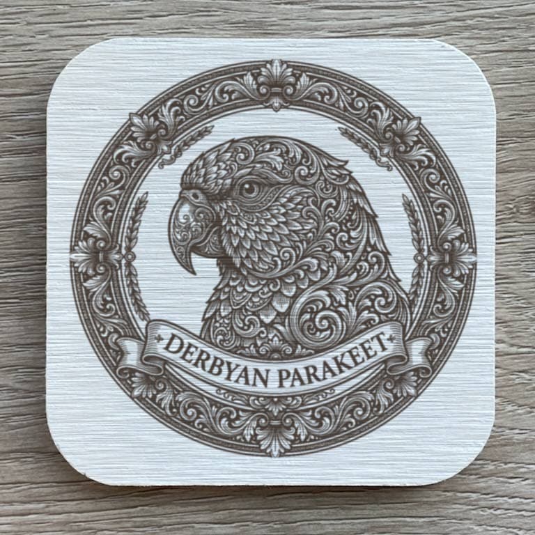 ダルマインコのルネサンス肖像画コースターセット