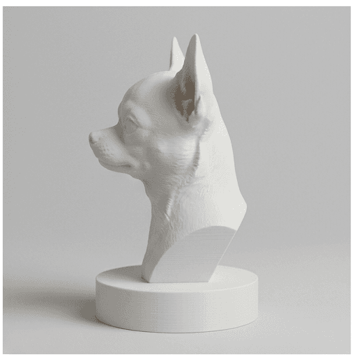 チワワのルネサンス肖像画胸像 4