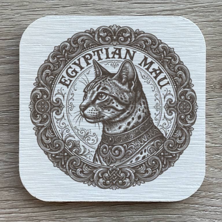 エジプシャンマウのルネサンス肖像画コースターセット