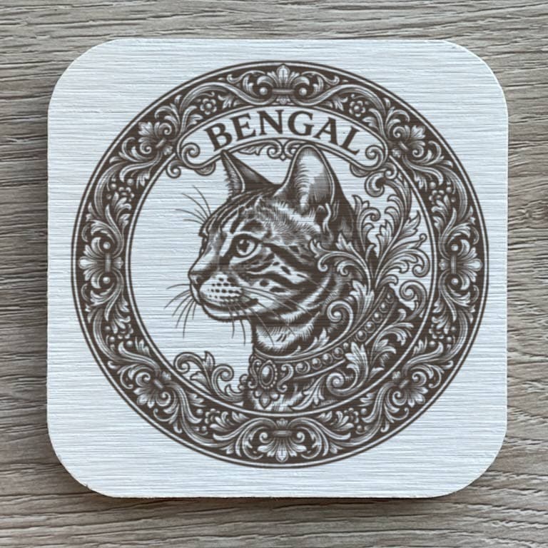 Bengal Renaissance Portrait Coaster Set