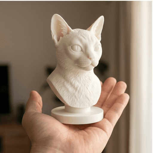 Singapura Renaissance Portrait Bust Sculpture 2