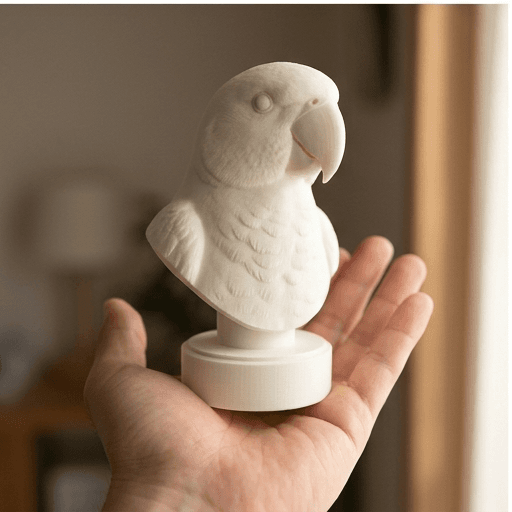 アレクサンドリンインコのルネサンス肖像画胸像 2