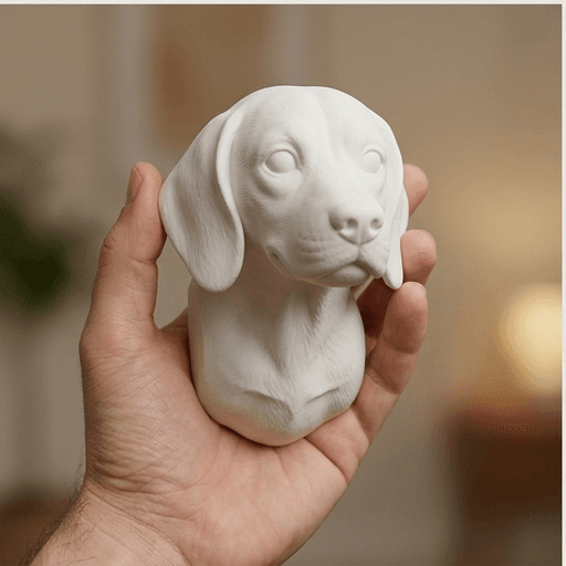 ビーグルのルネサンス肖像画壁掛けレリーフ 4