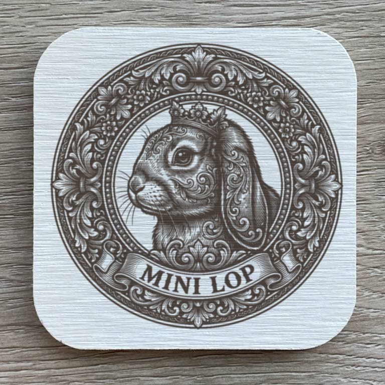 ミニロップのルネサンス肖像画コースターセット
