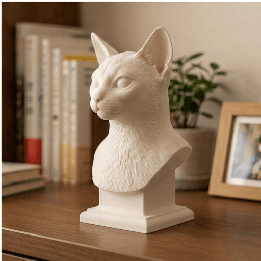 Abyssinian Renaissance Portrait Bust Sculpture