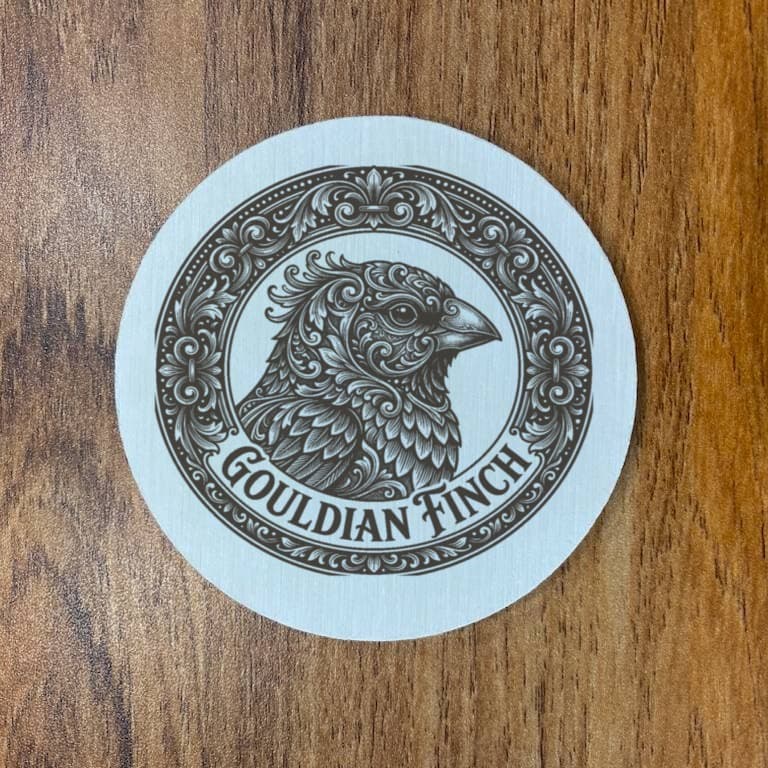 コキンチョウのルネサンス肖像画コースターセット 3