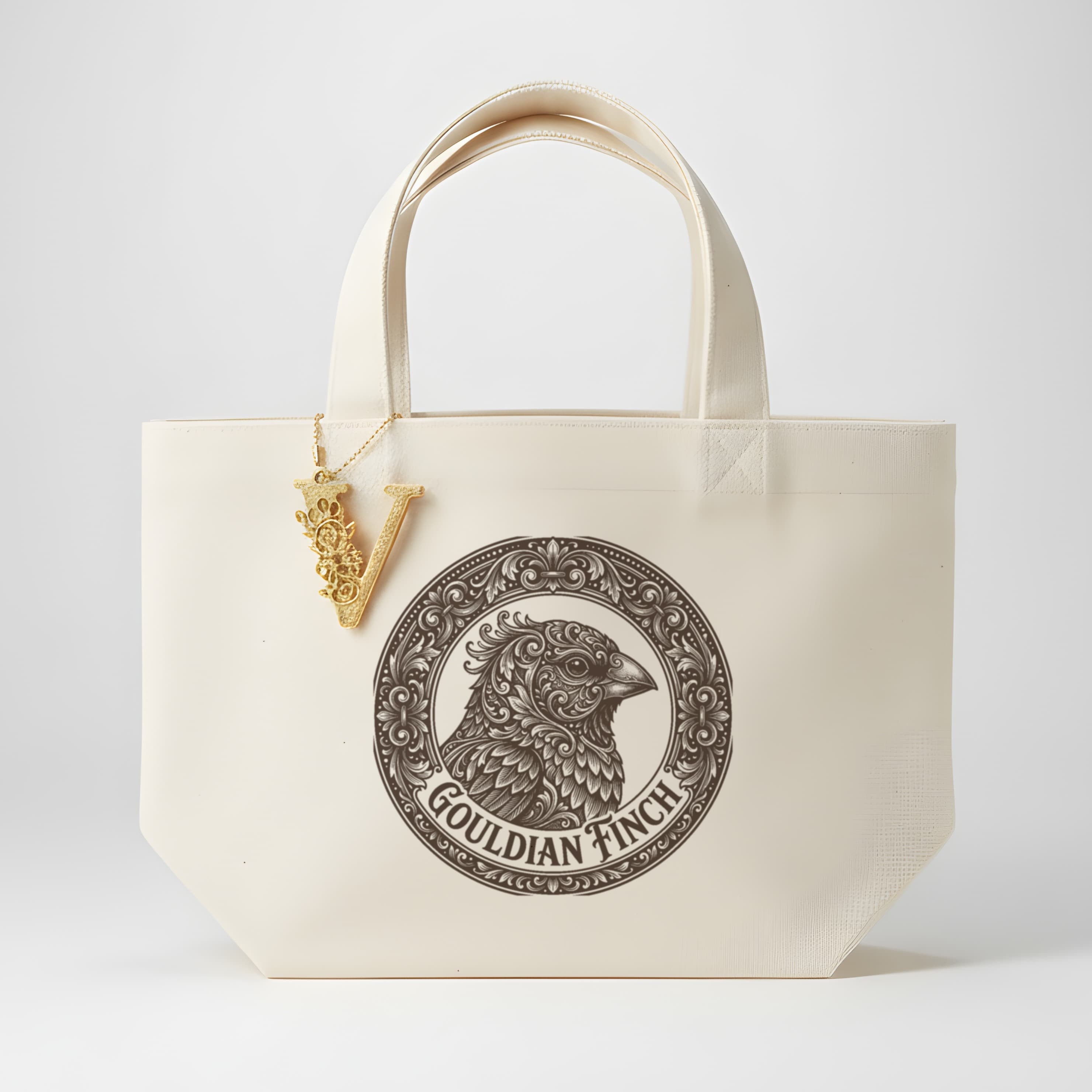 Gouldian finch Renaissance Portrait Mini Tote Bag