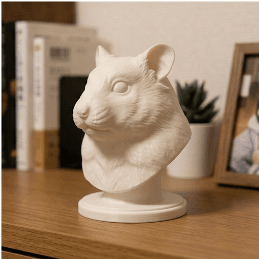 キンクマハムスターのルネサンス肖像画胸像
