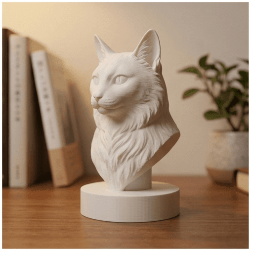 ターキッシュアンゴラのルネサンス肖像画胸像