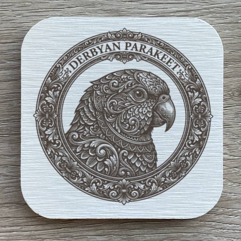 ダルマインコのルネサンス肖像画コースターセット