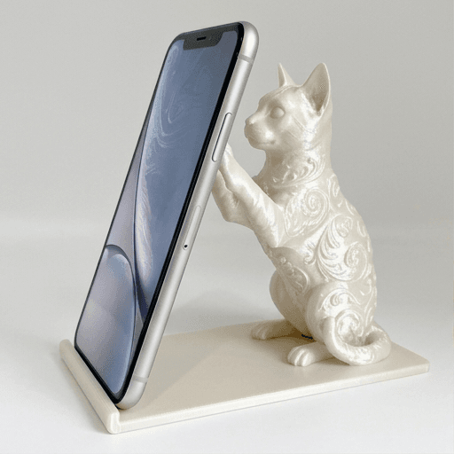 Bengal Renaissance Portrait Phone Stand (Pearl White)