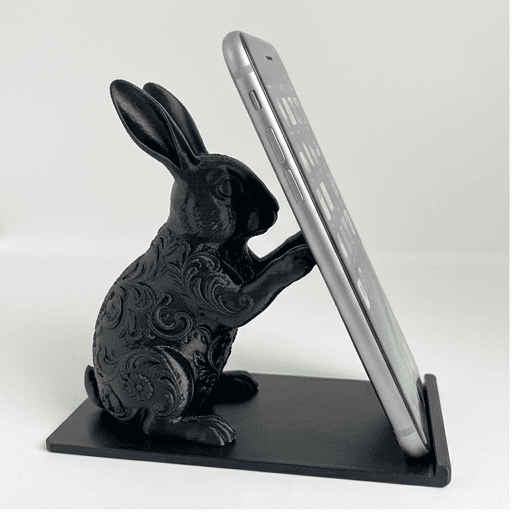 ブリタニアプチのルネサンス肖像画スマホスタンド(シルクブラック)