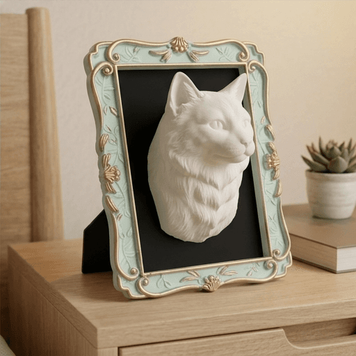 Birman Renaissance Portrait Wall Relief