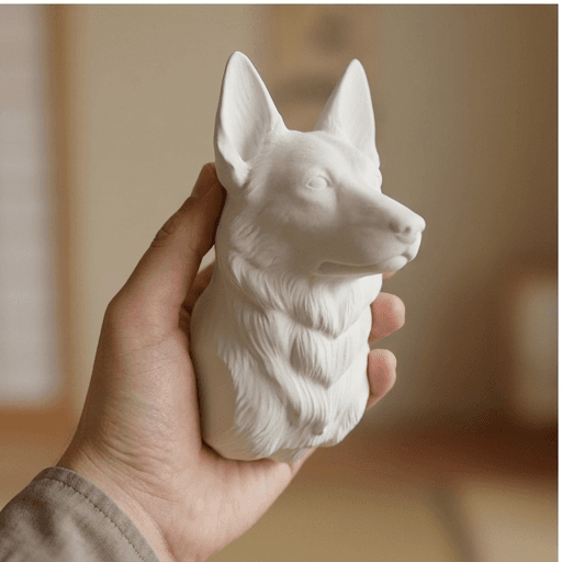 ボーダーコリーのルネサンス肖像画壁掛けレリーフ 4