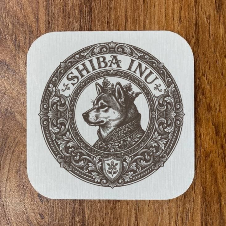 柴犬のルネサンス肖像画コースターセット 4