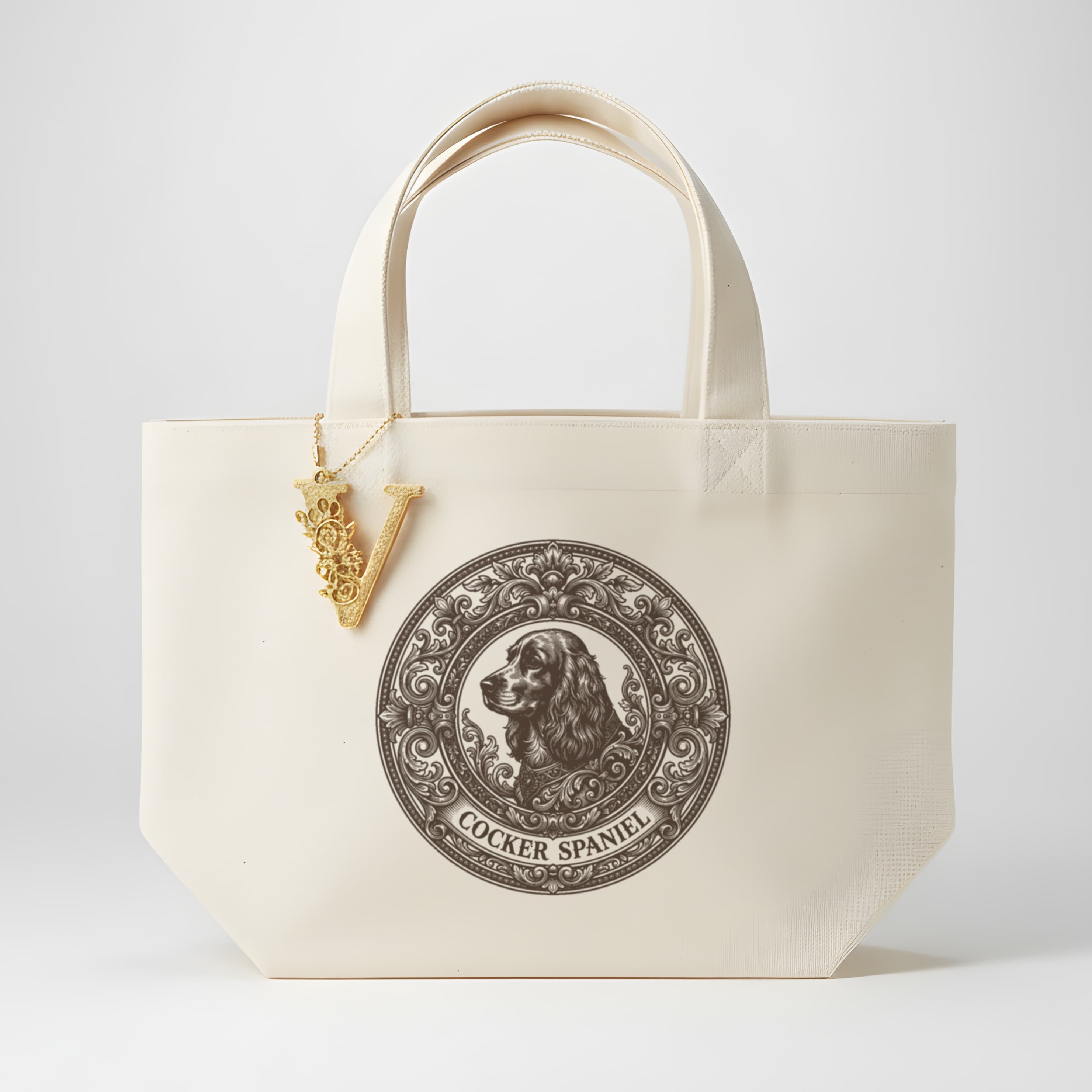 cocker spaniel Renaissance Portrait Mini Tote Bag