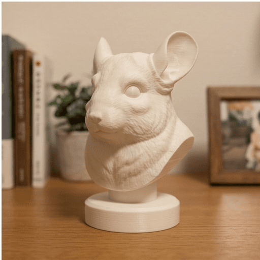 チンチラのルネサンス肖像画胸像