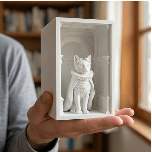 オシキャットのルネサンス肖像画ブックヌーク 3