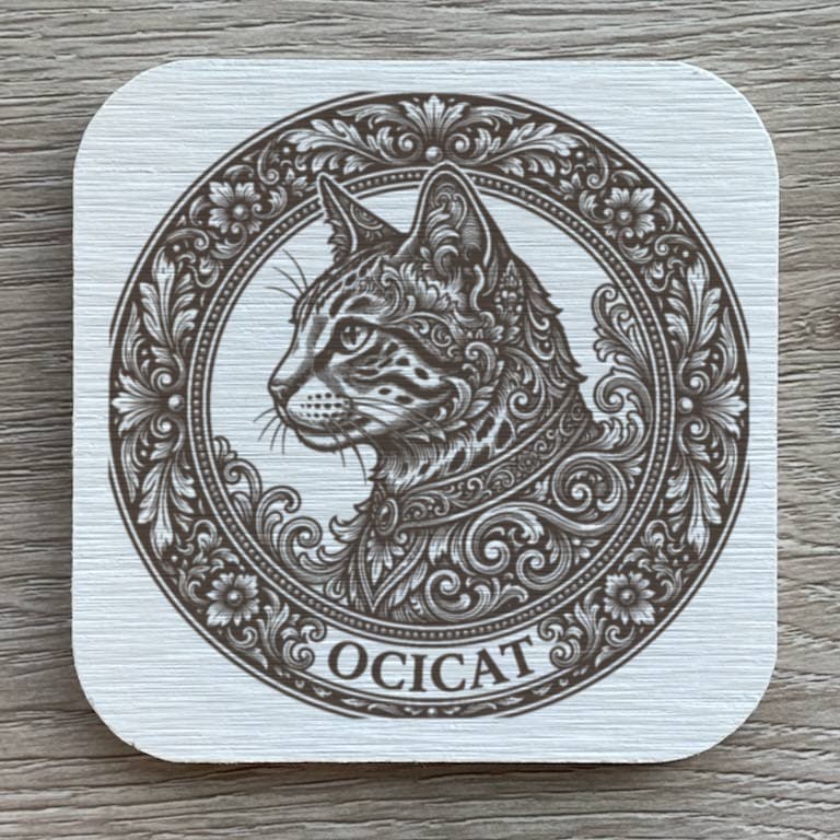 Ocicat Renaissance Portrait Coaster Set